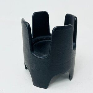 Vintage DANSK MATADOR Cast Iron Candle Holder MCM Jens Quistgaard Brutalist